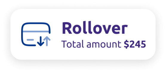 rollover amount