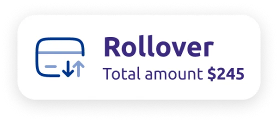 rollover amount