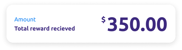 rewards amount